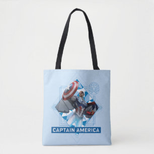 Avengers Captain America Sam Wilson Diamond Art Tote Bag