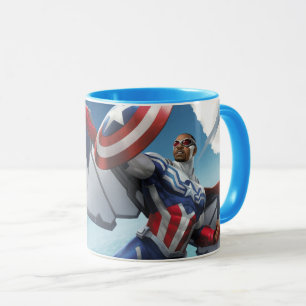 Avengers   Captain America Sam Wilson Flying Mug