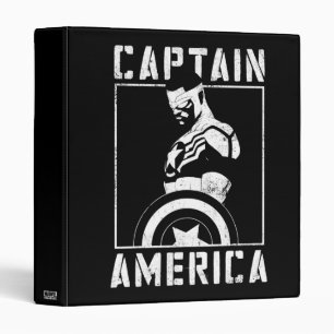 Avengers Captain America Sam Wilson Stencil Art Binder