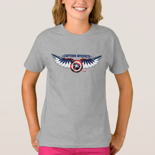Avengers   Captain America Shield With Wings T-Shirt