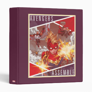 Avengers Captain Marvel & Avengers Assembled Binder