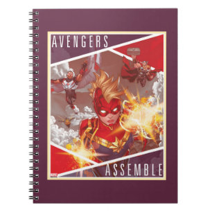 Avengers Captain Marvel & Avengers Assembled Notebook