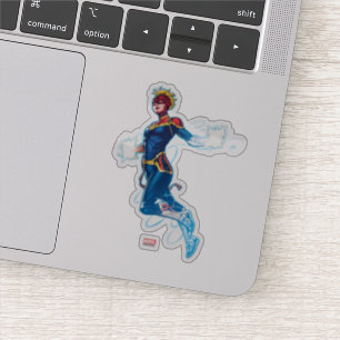 Avengers Captain Marvel Blue Cosmic Vibes