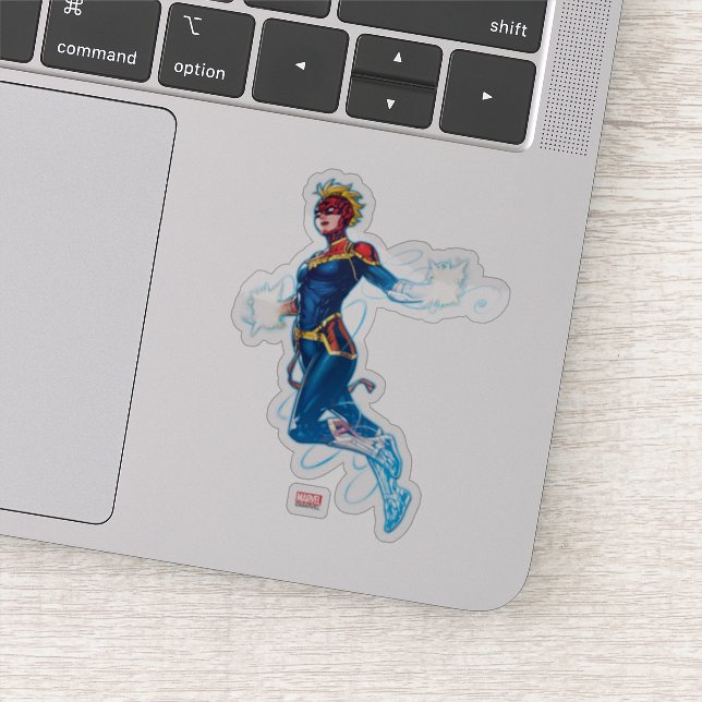 Avengers | Captain Marvel Blue Cosmic Vibes (Detail)