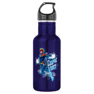 Avengers   Captain Marvel Blue Cosmic Vibes 532 Ml Water Bottle