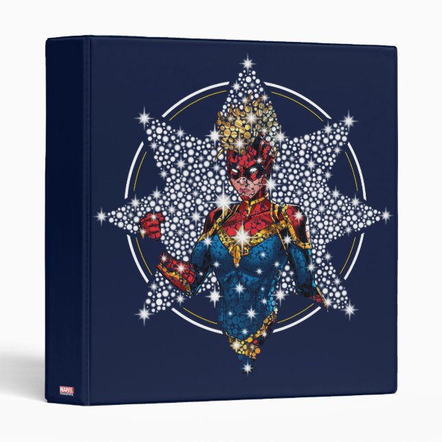 Avengers | Captain Marvel Hala Starlight Binder (Front/Spine)