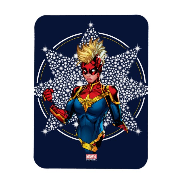 Avengers | Captain Marvel Hala Starlight Magnet (Vertical)