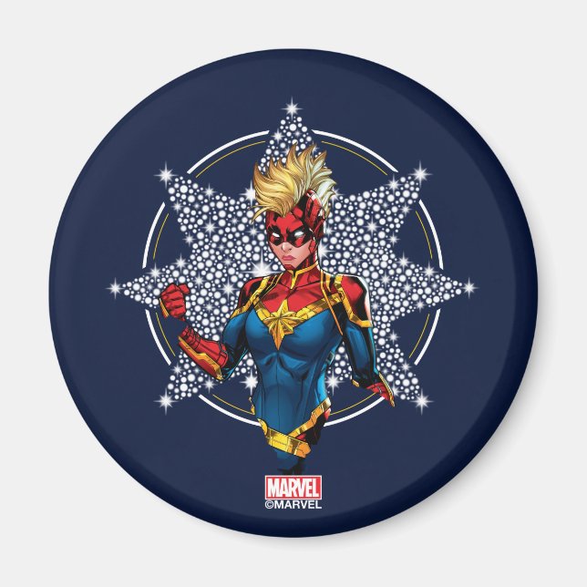 Avengers | Captain Marvel Hala Starlight Magnet (Front)