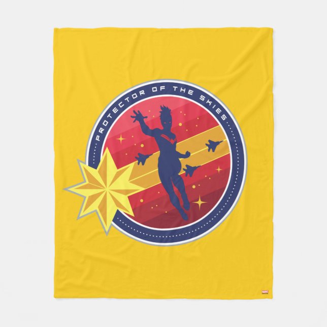 Avengers | Captain Marvel Protector of the Skies Fleece Blanket (Front)