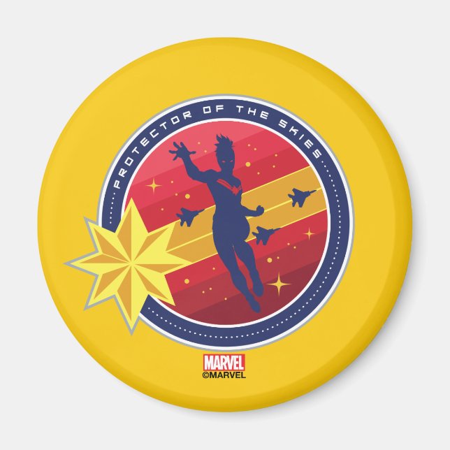 Avengers | Captain Marvel Protector of the Skies Magnet (Front)