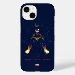 Avengers   Captain Marvel Reflected Light Line Art Case-Mate iPhone 14 Case