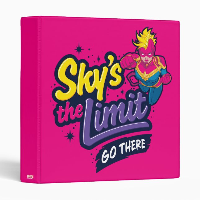 Avengers | Captain Marvel Sky's The Limit Graphic Binder (Front/Spine)