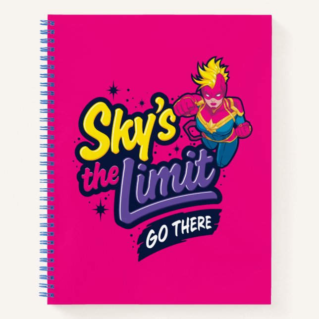 Avengers | Captain Marvel Sky's The Limit Graphic Notebook (Front)