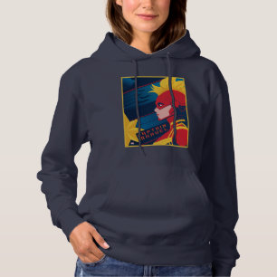 Avengers   Captian Marvel Outer Space Profile Art Hoodie