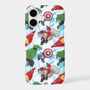 Avengers Character Action Kids Pattern