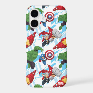 Avengers Character Action Kids Pattern