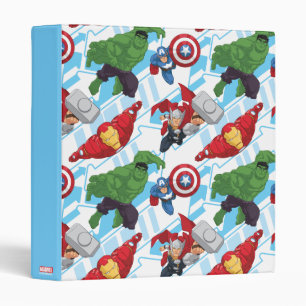 Avengers Character Action Kids Pattern Binder