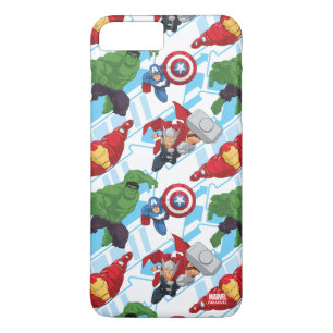 Avengers Character Action Kids Pattern iPhone 8 Plus/7 Plus Case