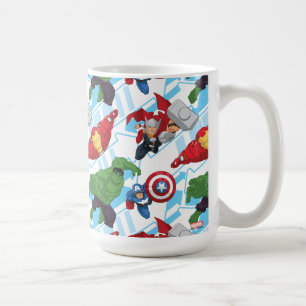 Avengers Character Action Kids Pattern Coffee Mug