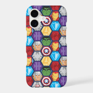Avengers Character Faces & Logos Badge