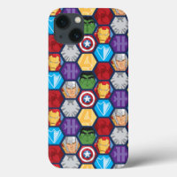 Avengers Character Faces & Logos Badge