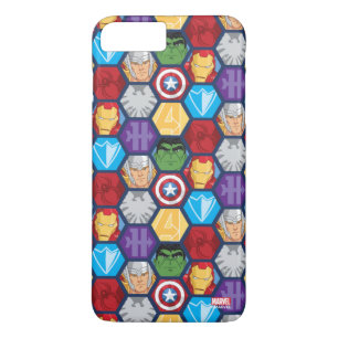Avengers Character Faces & Logos Badge Case-Mate iPhone Case