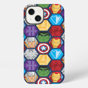 Avengers Character Faces & Logos Badge iPhone 13 Case