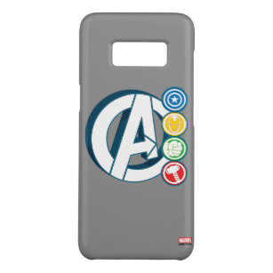 Avengers Character Logos Case-Mate Samsung Galaxy S8 Case