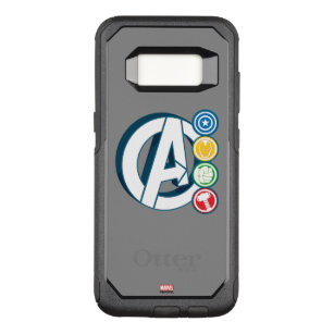 Avengers Character Logos OtterBox Commuter Samsung Galaxy S8 Case