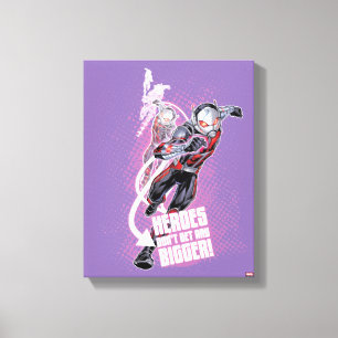 Avengers Classics   Ant-Man Halftone Text Graphic Canvas Print