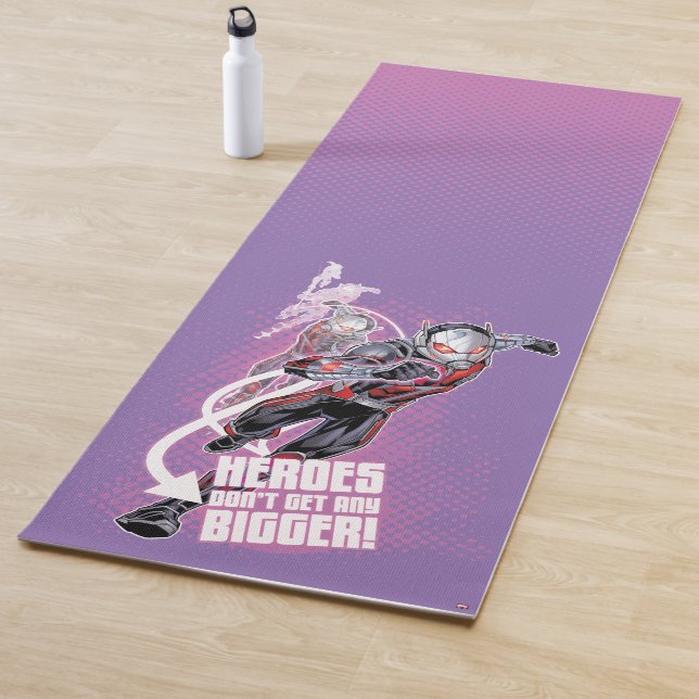 Avengers Classics | Ant-Man Halftone Text Graphic Yoga Mat (In Situ)