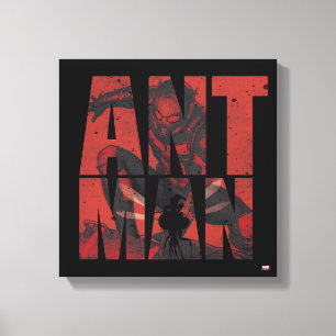 Avengers Classics   Ant-Man Name Graphic Canvas Print