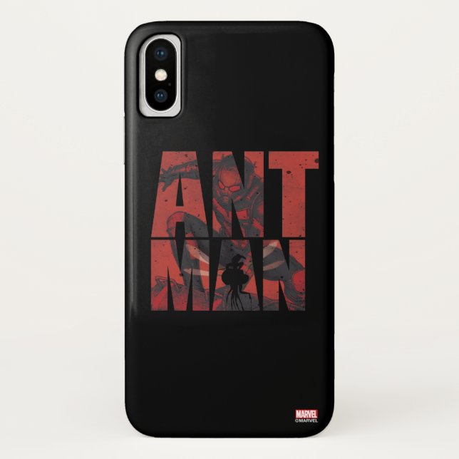 Avengers Classics | Ant-Man Name Graphic Case-Mate iPhone Case (Back)