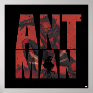 Avengers Classics Ant-Man Name Graphic Poster