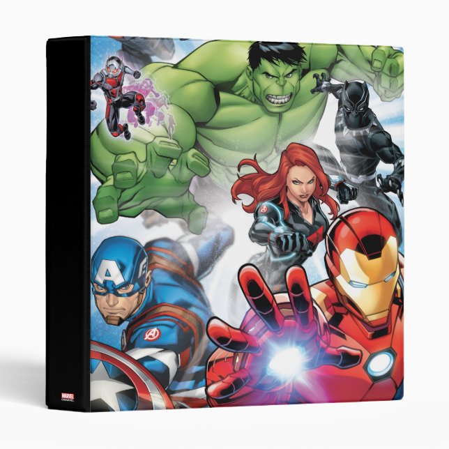 Avengers Classics | Avengers Assemble Into Action Binder (Front/Spine)