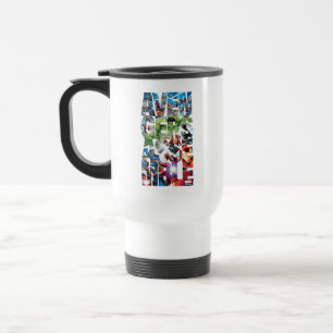 Avengers Classics Avengers Assemble Into Action Travel Mug