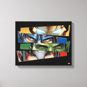 Avengers Classics Avengers Glare Closeup Canvas Print