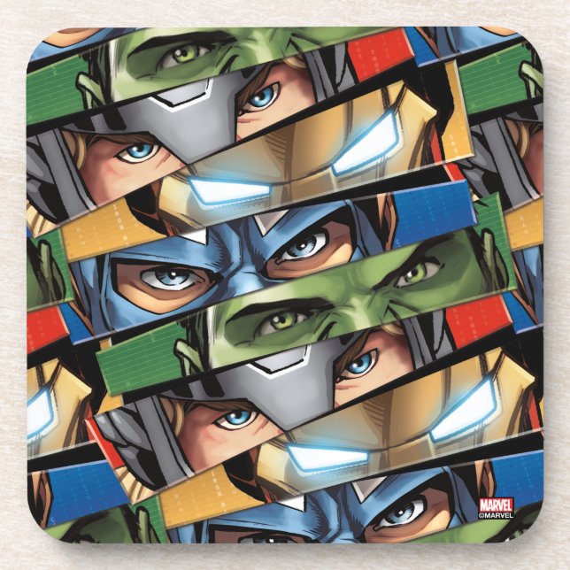 Avengers Classics | Avengers Glare Closeup Coaster (Front)