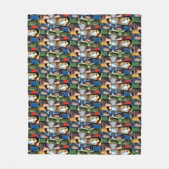 Avengers Classics | Avengers Glare Closeup Fleece Blanket (Front)