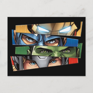 Avengers Classics   Avengers Glare Closeup Postcard