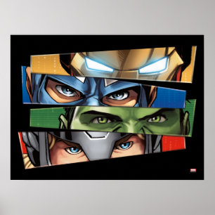 Avengers Classics Avengers Glare Closeup Poster