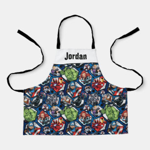 Avengers Classics   Avengers Hexagonal Pattern Apron