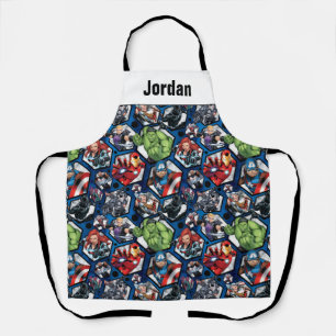 Avengers Classics   Avengers Hexagonal Pattern Apron