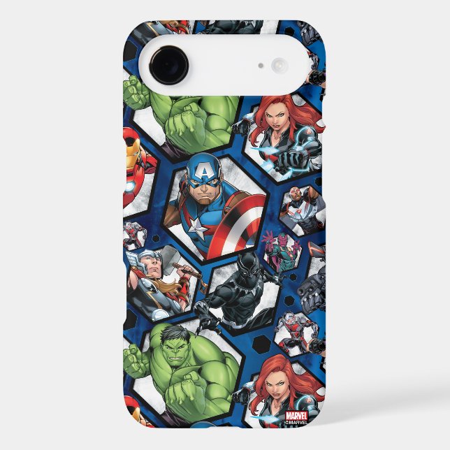 Avengers Classics | Avengers Hexagonal Pattern Case-Mate Samsung Galaxy Case (Back)