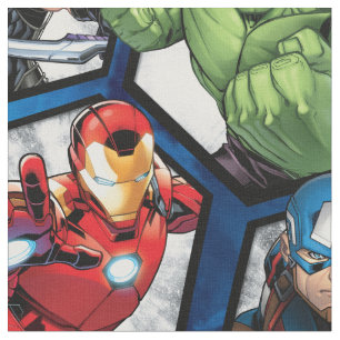 Avengers Classics Avengers Hexagonal Pattern Fabric