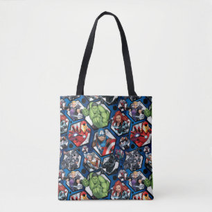 Avengers Classics Avengers Hexagonal Pattern Tote Bag