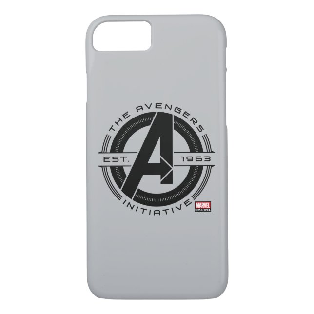 Avengers Classics | Avengers Initiative Lens Logo Case-Mate iPhone Case (Back)
