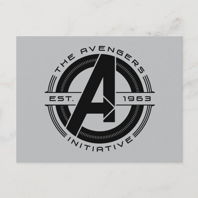 Avengers Classics | Avengers Initiative Lens Logo Postcard (Front)