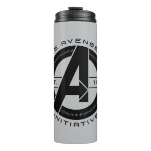 Avengers Classics   Avengers Initiative Lens Logo Thermal Tumbler