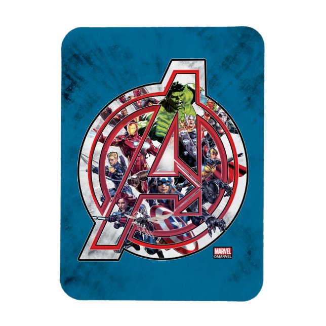 Avengers Classics | Avengers Inside Logo Magnet (Vertical)